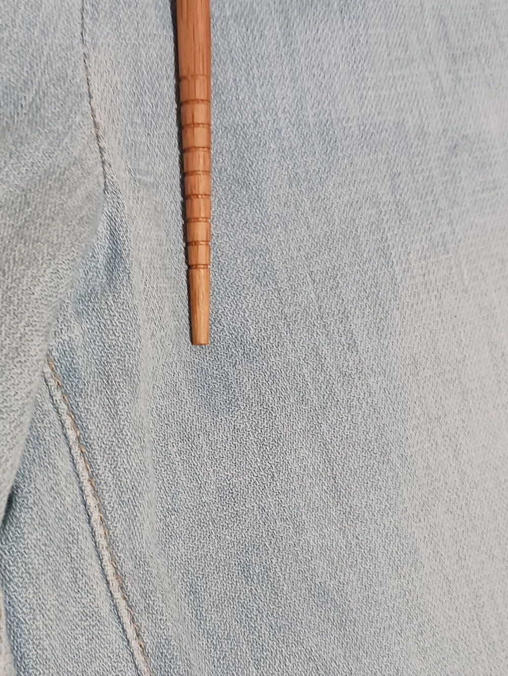 Pilcro Flare Cut Linen Blend Denim Jeans Pants - Picture 11 of 13
